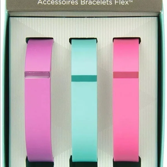 Cyeeson 3PC Fitbit Flex 2 Wristbands Bracelet Ajustable en Silicone Souple Bracelet Bracelet Accessoire pour Fitbit Flex 2